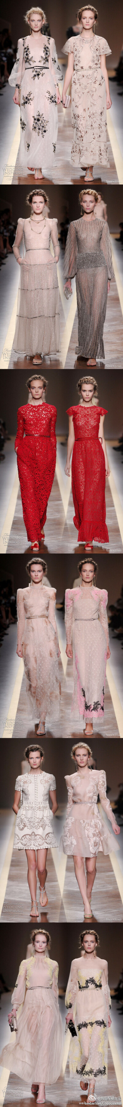 梦幻的冒泡～Valentino Spring 2012 Collection