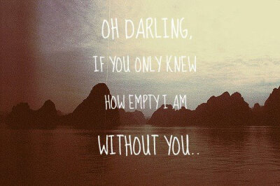 oh darling.