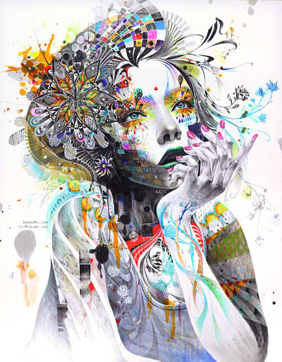 来自年仅20岁的韩国灵魂画家Minjae Lee 的作品.&lt;circulation&gt; 有着对美的敏锐直觉