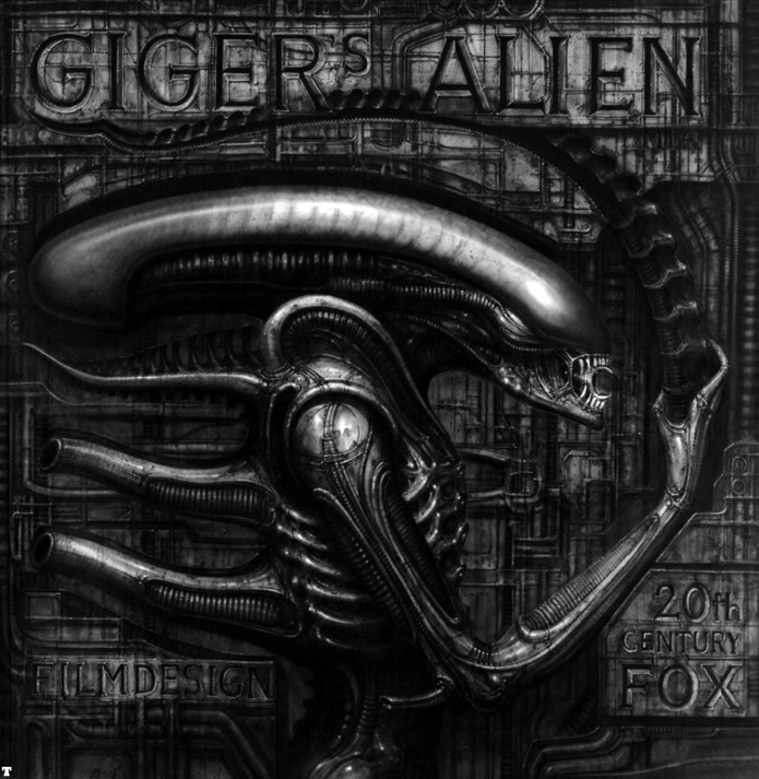 H.R Giger 1940年出生于瑞士，集画家、雕塑家、建筑师和设计师为一身。 他被世界作为超现实主义者所认可，被誉为——“异形之父”。