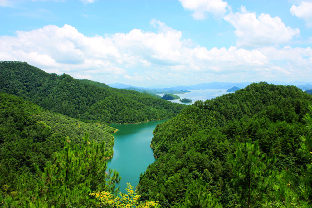 宁静致远；溪诺摄于千岛湖，2010年8月7日