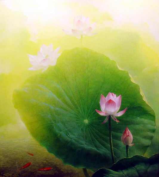 喜欢中国画传达的意境.