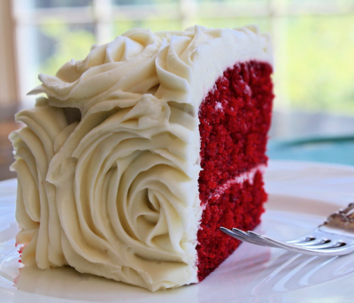 Red Velvet Rose Cake