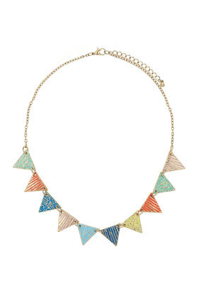 Bunting Ditsy Necklace - Topshop