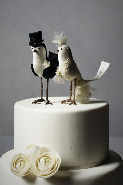 成对小鸟结婚蛋糕