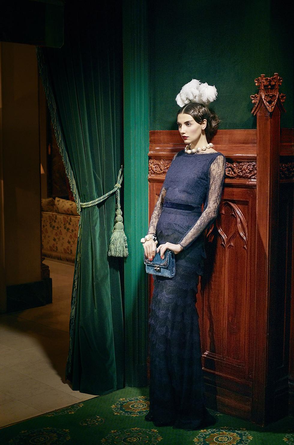 复古的宫廷风优雅的公爵夫人