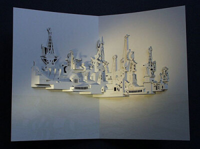 ❤惊艳立体纸艺术.