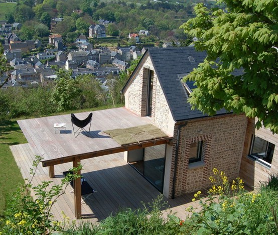 Shelter House by Franklin Azzi Architecture (located in Normandy, France)