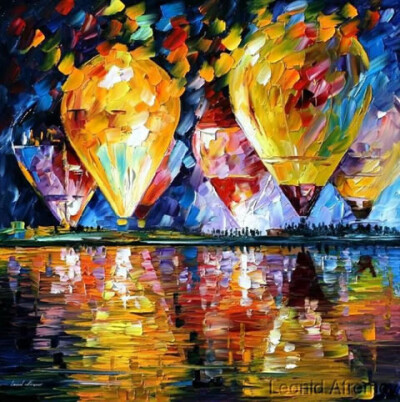 Leonid Afremov 油画系列～