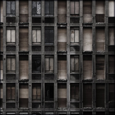 abandoned building in Rotterdam, Netherlands