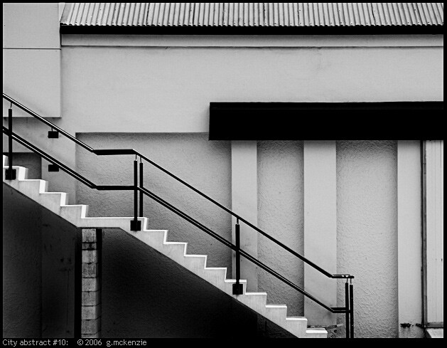 City Abstract Another from my short expedition around Nelson. I love the dark shadows....