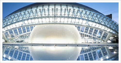 建築師聖地牙哥‧卡洛特拉瓦(Santiago Calatrava)Valencia City of Arts and Sciences - 瓦倫西亞科學藝術城Valencia, Spain. 1991-2004