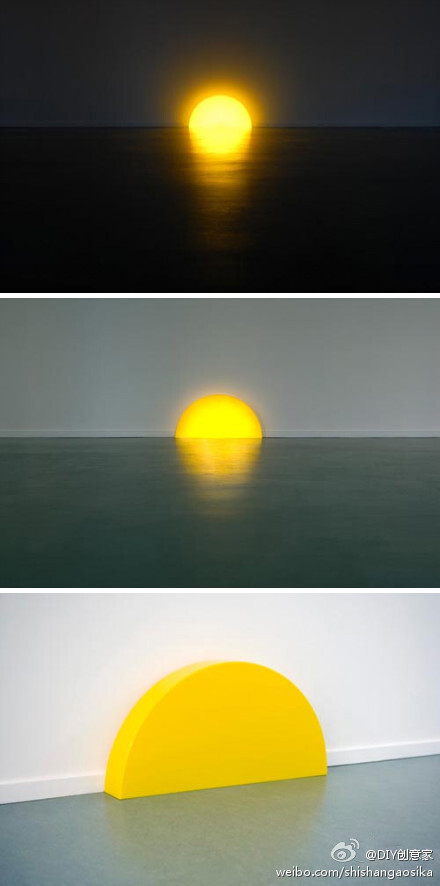 【日落灯】由helmut smits带来的日落灯,外壳是半圆形的有机玻璃,而