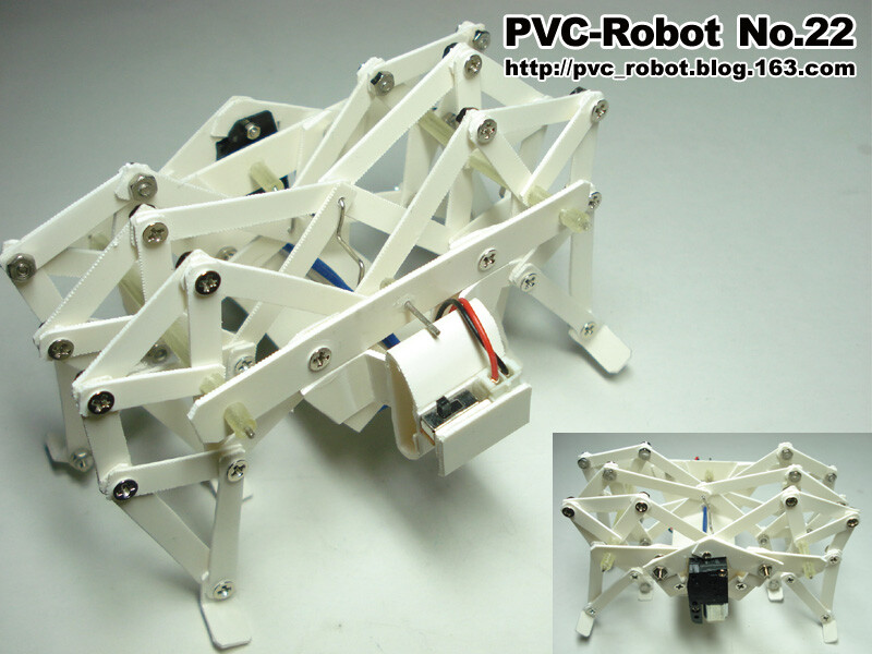 PVCBOT【22号】信步者——多足步履机械兽 详见：http://blog.163.com/pvc_robot/blog/static/175276432201182210360654/