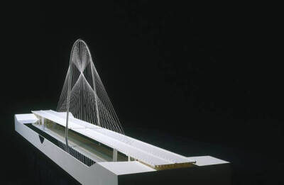 Margaret Hunt Hill Bridge, model