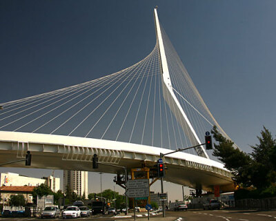 Bridges and Buildings by 西班牙 建築師 聖地牙哥‧卡洛特拉瓦 Santiago Calatrava , Jerusalem Incites Controversy