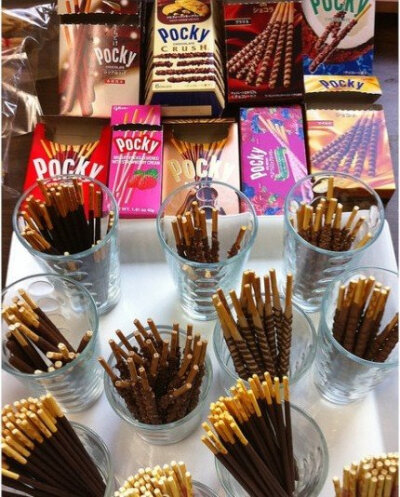 ❤ ﹏。POCKY。！各种味道の。你最爱吃哪个口味？