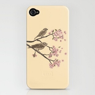 Blossom Bird iphone4/4S 壳