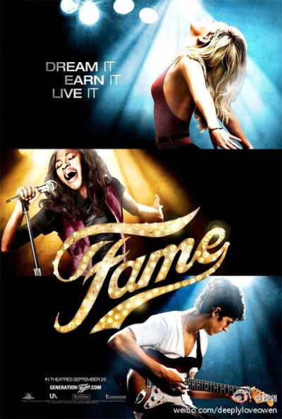 2009年的青春歌舞片《Fame》（名扬四海）