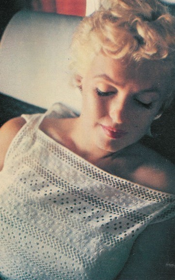  Marilyn having a sleep, 1955