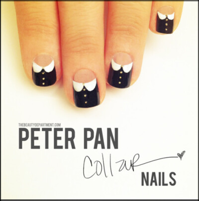 Peter Pan Collar Nails | The Beauty Department