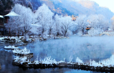 冬天的本溪水洞风景名胜区好美。