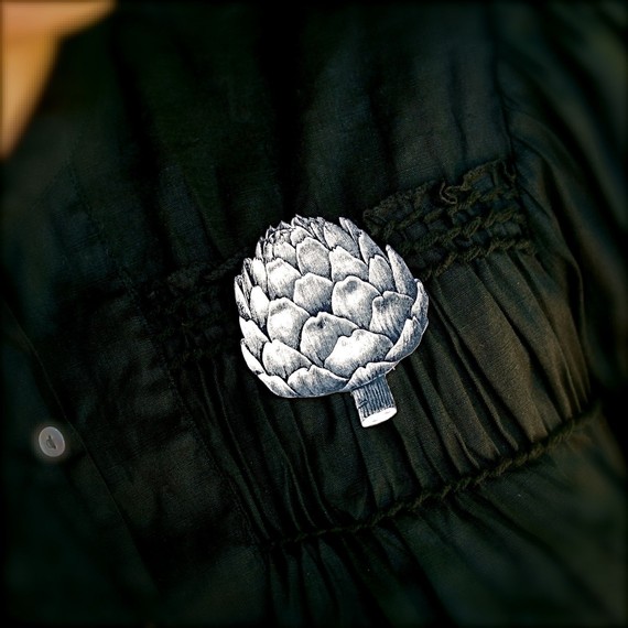 Artichoke Brooch