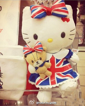 英国国旗范儿的Hello Kitty