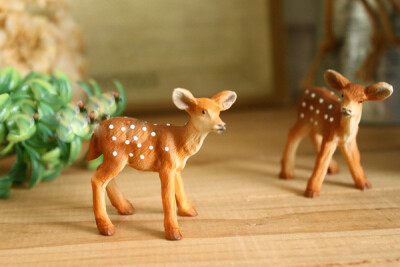 zakka出口日本原单树脂小鹿摆件 拍摄道具 可爱小鹿摆件 梅花鹿