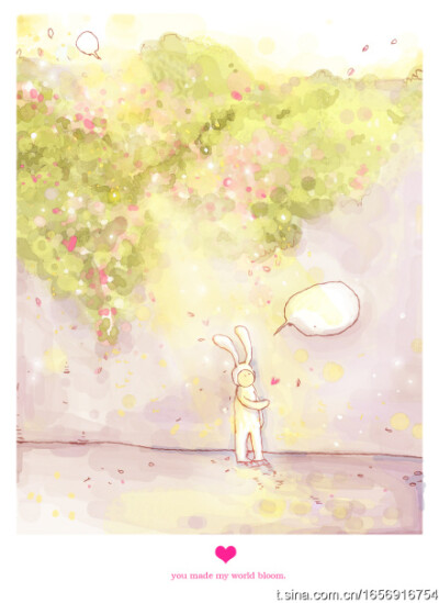 you made my world bloom.