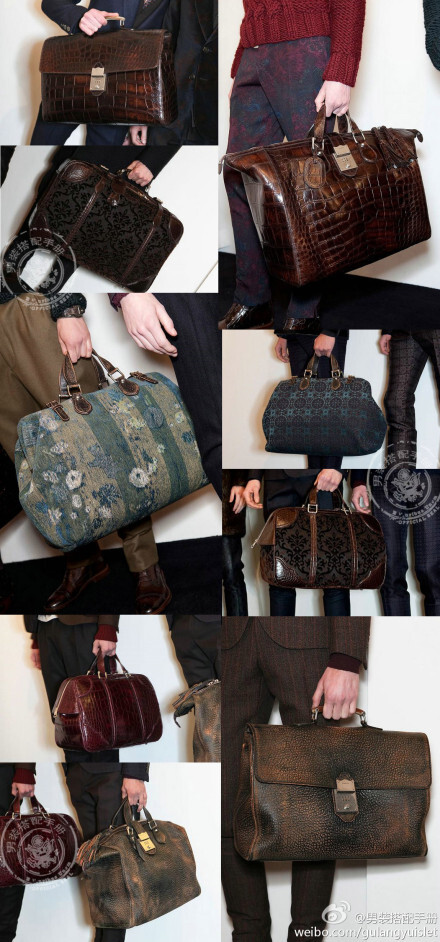 Gucci 2012~~2013秋冬男装后台花絮~《包》