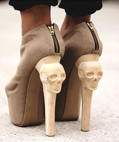 skull heels