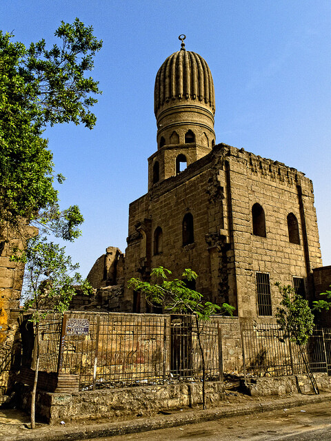 Mausoleum in the City of the Dead.