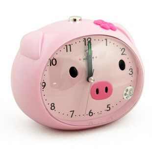 可爱的小猪猪闹钟，不知道声音够不够响咧？！http://taourl.com/ogb1l