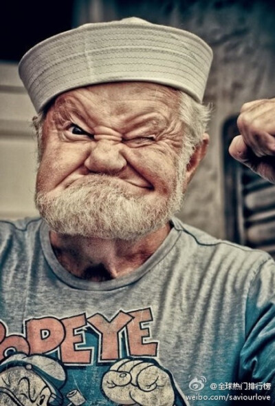 真实版大力水手！