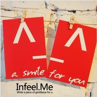 Infeel.Me原创明信片 a smile for you