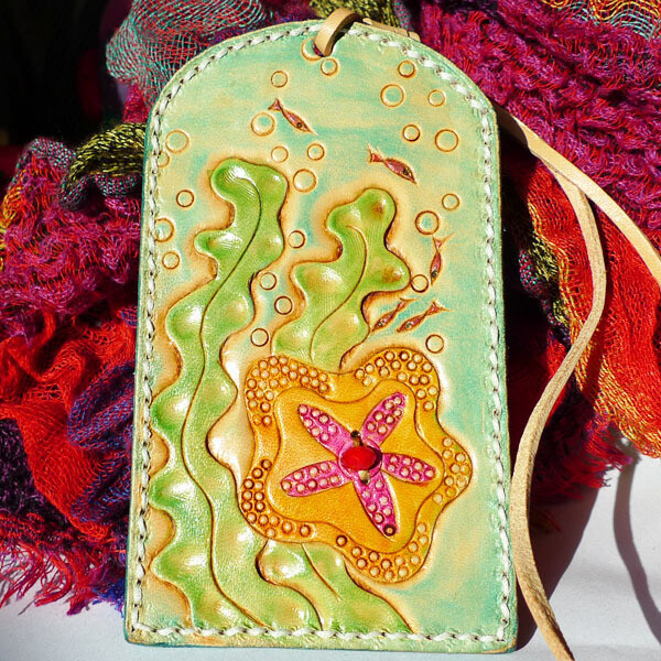 如此流畅的皮雕图