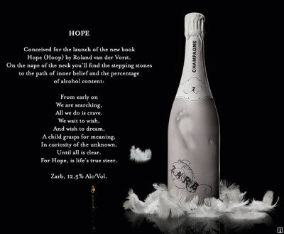 ZARB是一个香槟酒品牌，来自荷兰设计工作室THEY