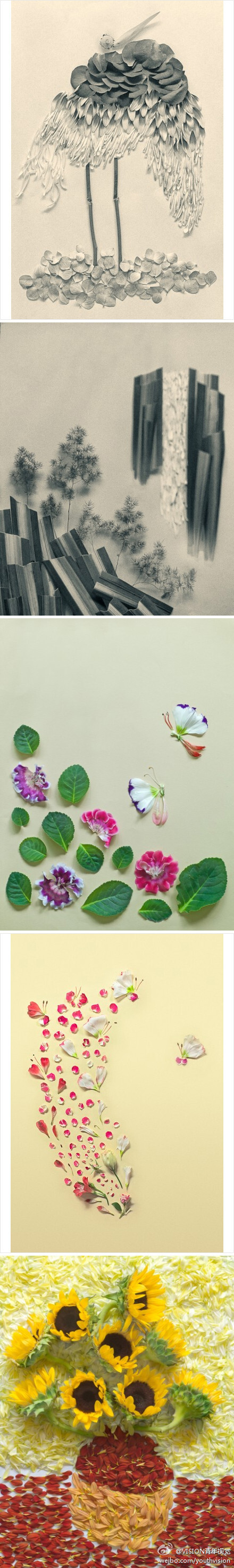 ［视觉摄影］继上次解构鲜花的系列作品之后，新加坡摄影师Fong Qi Wei意识到每一枚花瓣都是大自然精心的笔触，于是这组Floral Paintings诞生了，花中生画的奇妙。