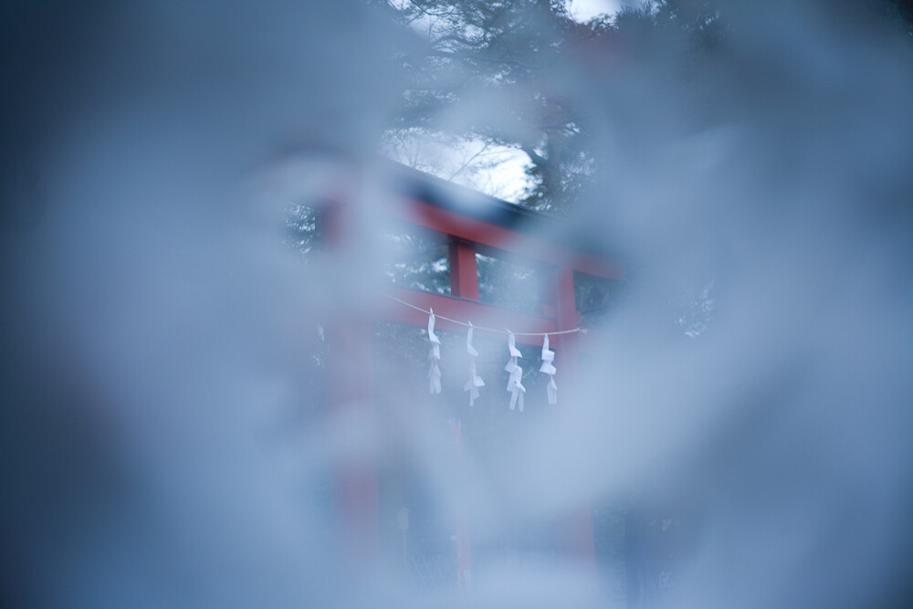日本。鹤岗八幡宫。丸山神社。