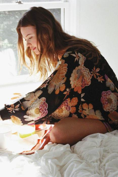 日系和风大花衣服