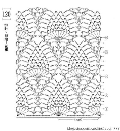 菠萝花围巾， 时间：2011.11.4-7 用线：特价羊绒线3股 用针：4.5mm 尺寸：宽约40cm，长130cm左右