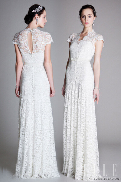 Temperley London的复古婚纱