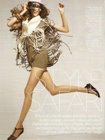 Karlie Kloss British Vogue April 2009.