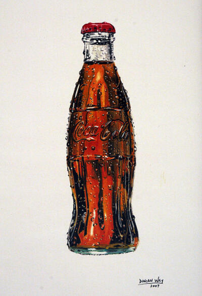 10 Cent Coke Drawing by Duncan Way -