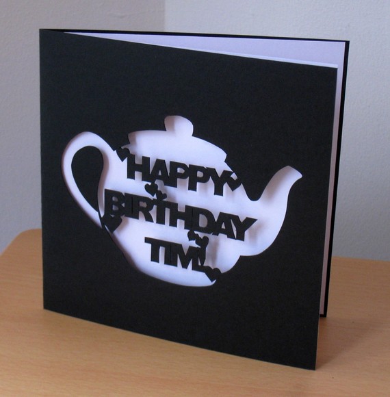 Personalized 'Happy Birthday' Tea