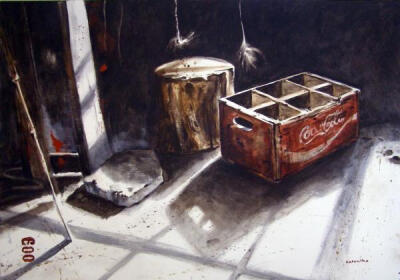 Cajon de Coca Cola Painting by Gaston Carvalho