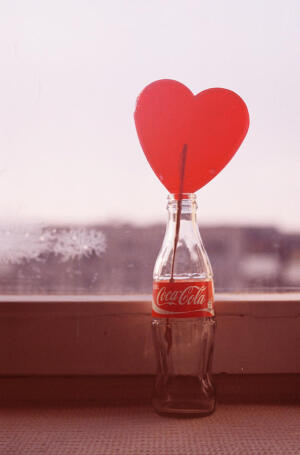 I Love Coca Cola Photograph by Laura Morkvenaite