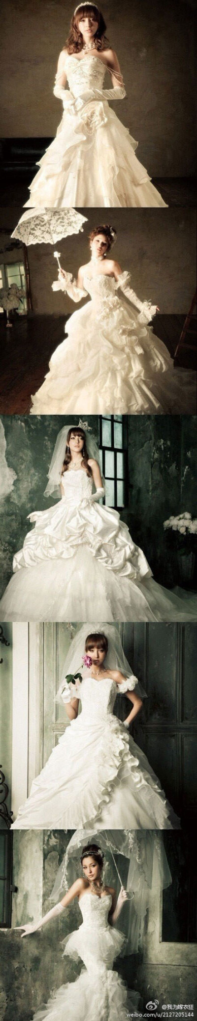 嫁了吧嫁了吧！藤井莉娜婚纱照！一个字：美！两个字：很美！三个字：美翻了！