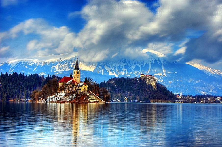HDR of Bled Lake